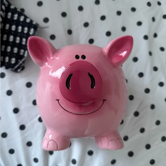 Pink Piggy Bank - Picture 2 of 3